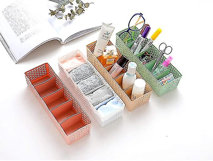 7pcs Drawer Organizer Closet Dividers Storage Box